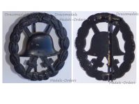 Germany WWI Black Wound Badge for the Army Non Ferrous (Non Magnetic) Cut Out Type