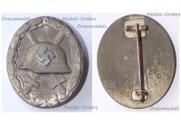Germany WWII Silver Wound Badge 1940 1945 Maker 107 