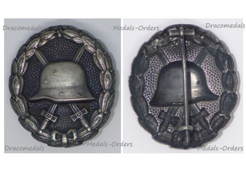 Germany WWI Silver Wound Badge for the Army Non Ferrous (Non Magnetic) Type