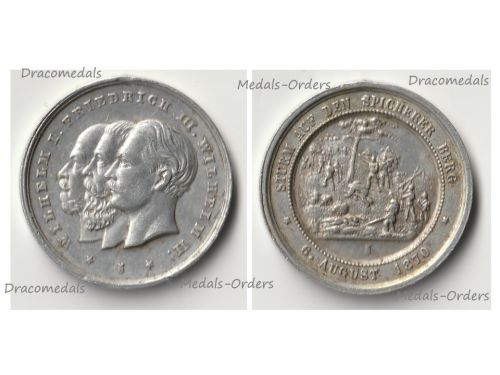 Germany Patriotic Medal for the Battle of Worth Franco-Prussian War 1870 1871