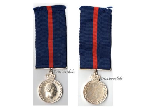 Greece WWII Good Conduct Long Service Medal for the Hellenic Army Silver Class 1937