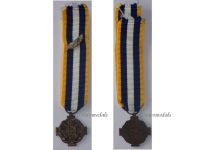 Greece Military Merit Medal for Officers 2nd Class with Silver Palm 1974 MINI