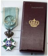 Greece WWI Royal Order of the Redeemer 1863 Officer's Cross 4th Class Boxed by Leleu