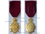 Greece WWI Royal Order of King George I 1915 Commemorative Cross Gold Class Military Division
