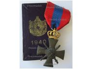 Greece WWII War Cross of Military Merit 1940 1st Class with Gold Crown 1st Type Boxed