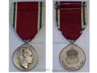 King Faisal II Coronation Commemorative Medal 1953 Silver 925 by Huguenin Freres