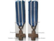 Italy WWII Cross for War Merit 1940 1945 Italian Republic 1949 MINI