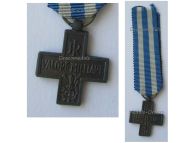 Italy WWII Cross for Military Valor Valore Militare 1949 Italian Republic Type B MINI