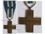 Italy WWII Cross for War Merit with 2 Bronze Stars Italian Republic 1949