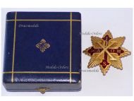 Italy Kingdom of the Two Sicilies Sacred Military Constantinian Order St George Grand Cross Brest Badge Boxed by Perez Naples
