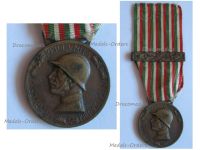 Italy WWI Italian Unification Commemorative Medal for the War of 1915 1918 with clasp 1916 by Nelli Inc