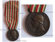 Italy WWI Italian Unification Commemorative Medal for the War of 1915 1918 by SIM
