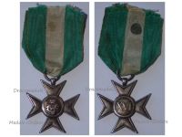 Italy WWI Military Cross for Long Service XVI for 16 Years for NCOs in Silvered Bronze