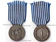 Italy Al Merito di Lungo Comando Medal for Long Service in Command for Army NCOs Silver Class for 15 Years Italian Republic 1953 by the Italian Mint Marked 986