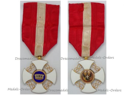 Italy WWI Order of the Italian Crown Knight's Cross King Vittorio Emanuele III