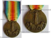 Italy WWI Victory Interallied Medal Maker Johnson Laslo Official Type 2