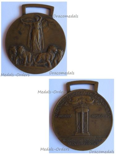 Italy WWI Victory Medal by Johnson Laslo Type 2