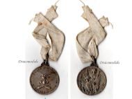Italy WWI Commemorative Medal of the 1st Artillery Regiment Taurinense 5th Battery with St Barbara 1915 