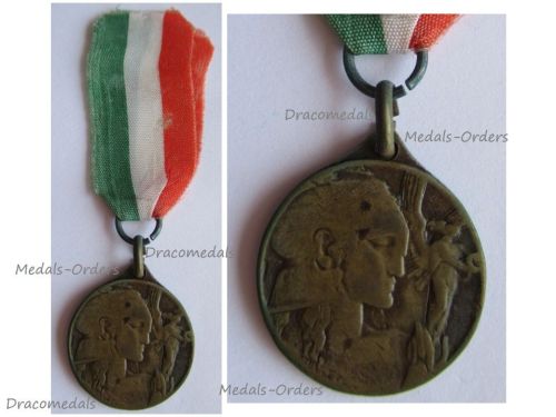 Italy WWI Medal of the Women of Florence for the Soldiers of the Army of the East 1918 by Morbiducci & Nelli  