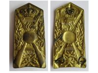 Italy WWI Metal Shoulder Board for Infantry Officers, Italian Royal Army
