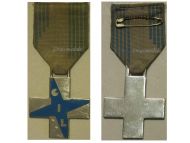 Italy WWII GIL Pale Blue Cross of Merit Mussolini's Fascist Youth Organization 1937 for Girls of Age 14-18