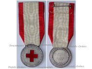 Italy WWII Red Cross Nurse School Medal in Silver 800 by Picchiani & Barlacchi Named 1938