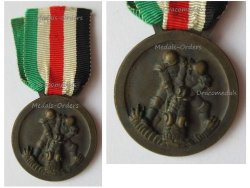 Germany Italy WWII Afrika Korps Medal for the Joint Italo-German Operations in North Africa 1942 1943 by De Marchis & Lorioli