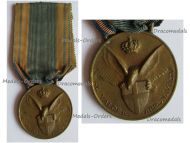 Italy WWII Al Valore Aeronautico Medal for Aeronautical Valor Bronze Class 1927 Unmarked 2nd Type by Cravanzola