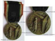 Italy WWII MVSN Blackshirts Militia Commemorative Medal for the Maritime Coastal Artillery 