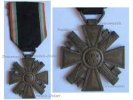 Italy WWII MVSN Blackshirts Militia Long Service Cross for 10 Years Official Type