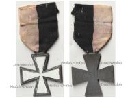 Italy WWII Snow Cross of the CSIR (Commemorative Cross of the Italian Expeditionary Corps in Russia) 1941 1942 in Zinc by Lorioli