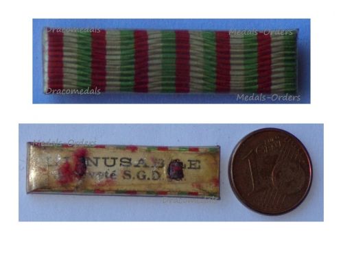 Italy WWI Ribbon Bar Italian Unification Commemorative Medal for the War of 1915 1918