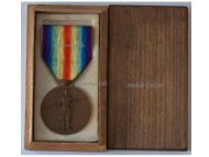 Japan WWI Victory Interallied Medal 1914 1918 Boxed