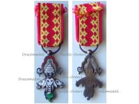 Laos WWI Order of the Million Elephants and of the White Parasol Knight's Badge MINI