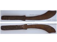 France Trench Art WWI Oriental Sword Letter Opener Meuse Argonne Offensive