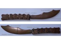 France Trench Art WWI Oriental Sword Letter Opener