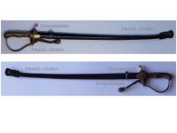 Germany Prussia WWI Officer's Sword Letter Opener M1873 for the Artillery Regiments MINI
