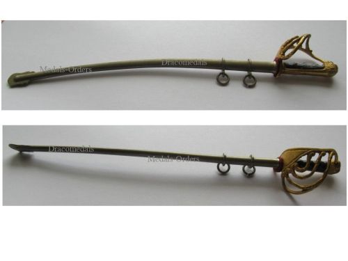 Italy WWI M1903 Officer's Sword Letter Opener with Lion Head Grip for the Bersaglieri Regiments MINI 