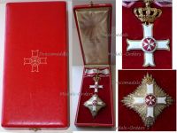 Maltese Sovereign Military Hospitaller Order of Saint John of Jerusalem Rhodes Malta Grand Officer Set Order pro Merito Melitensi Boxed by Cravanzola