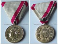 Montenegro Golden Jubilee Medal for the 50th Anniversary of King Nicholas Reign 1860 1910 by Schwarz