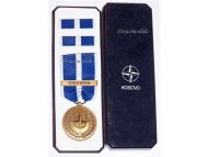 NATO Kosovo War Medal 1998 2002 Boxed with 2 Ribbon Bars by Eekelers Centini