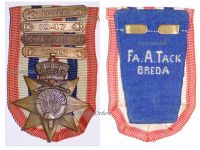 Netherlands WWII Cross for Order and Peace with 4 Bars 1945 1946 1947 1948