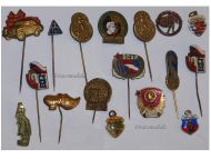 Russia Czechoslovakia Soviet Union East Germany set 17 pins USSR Communism Warsaw Pact Cold War