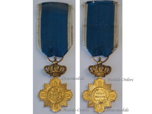 Romania WWI Military Cross for Loyal Service 1st Class 1st Type 1906 1932