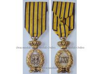 Romania WWI Officer's Honor Badge for 25 Years Military Service 1st type 1872 1930