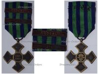 Romania WWI Commemorative War Cross 1916 1918 with 2 Clasps (Ardeal, Jiu)