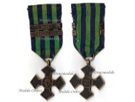 Romania WWI Commemorative War Cross 1916 1918 with 2 Clasps (Bucuresti ,1919)