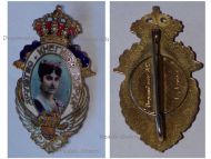 Serbia WWI Honorary Badge of the Princess Zorka of Montenegro Society of Serb Women by Huguenin Freres