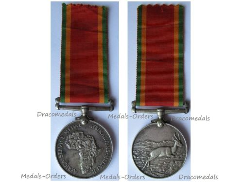 South African WWII Africa Service Medal Named