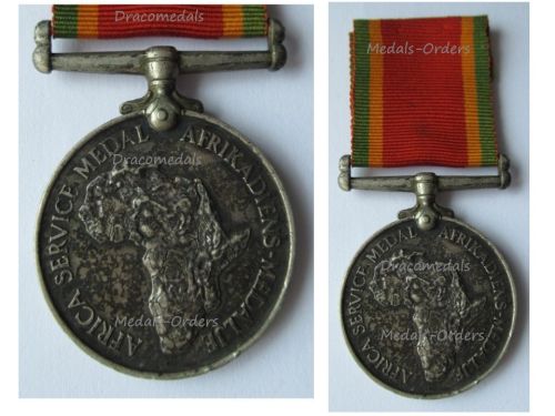 South African WWII Africa Service Medal Attributed